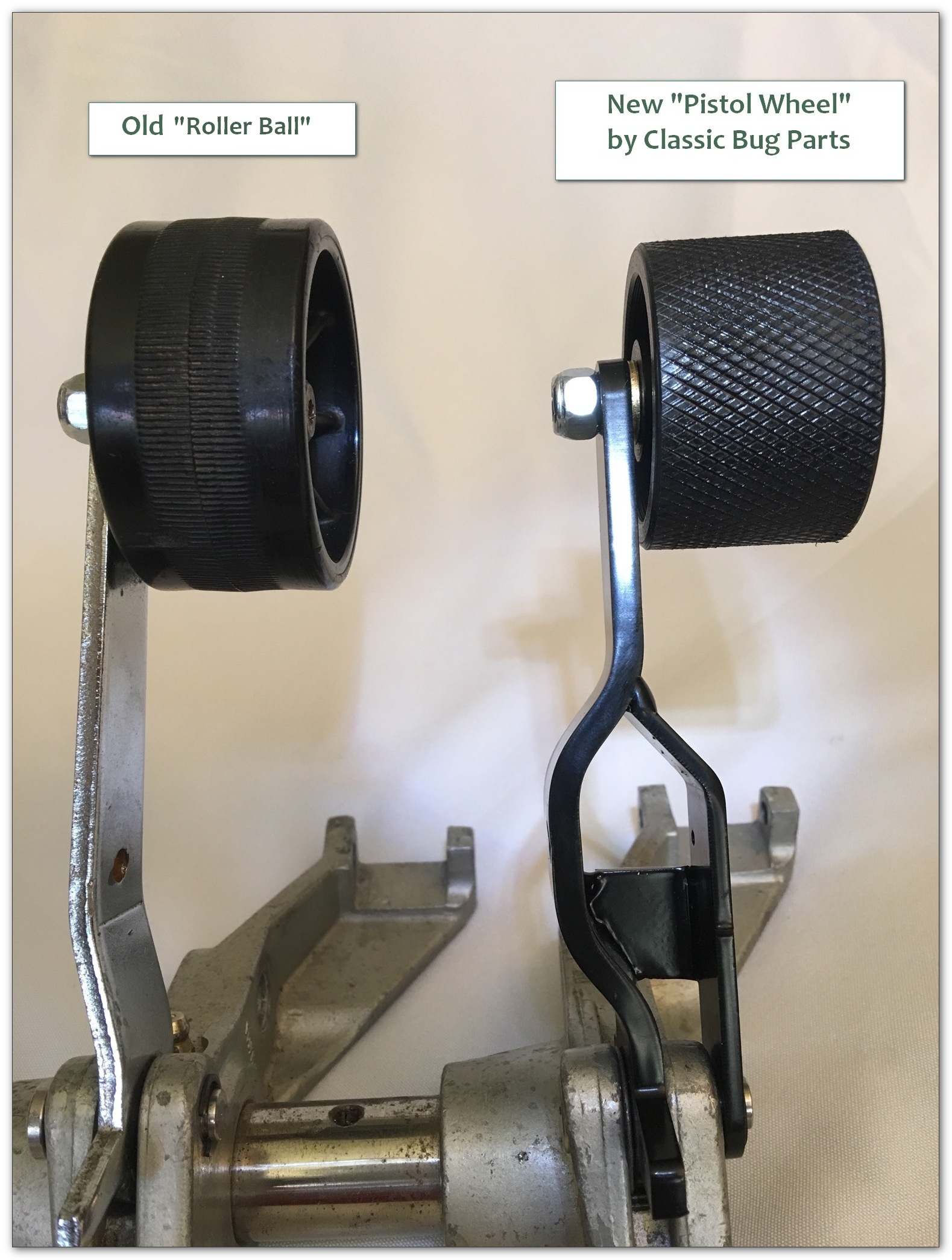 thumbnail image 2 of RNR Spares Beetle Accelerator Pedal Roller Wheel For 1965-1979 Classic T1 Bug – 311-721-521 2 of 6