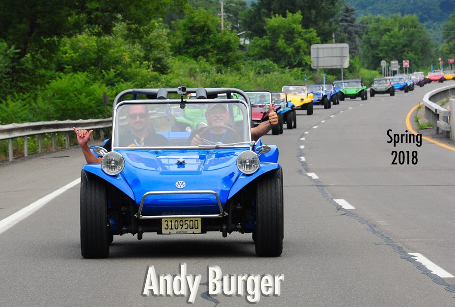 Andy Burger with the Manx Club...